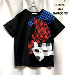 COMME des GARÇONS 立体マルチチェックTシャツ 個性的