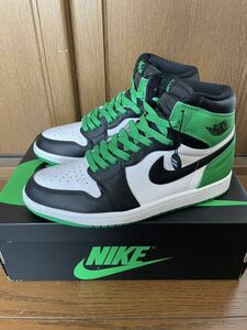 極美品 エアジョーダン1 セルティックス ラッキーグリーン GREEN AIR JORDAN/シカゴ/ダンク SB/トラヴィス/エアフォース/エアマックス/26.5