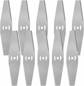 草刈り ブレード グラストリマー 替刃 2枚刃 芝刈り機 刈り払い機 刃 カッター 10枚セット