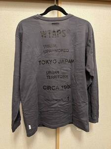 WTAPS CIRCA L/S TEE ダブルタップス　長袖Tシャツ　CHARCOAL　Mサイズ　201ATDT-LT02S　安価♪　