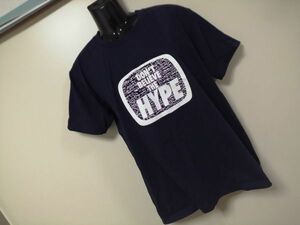 kkyj4826 ■ FAT ■ Tシャツ カットソー トップス 半袖 コットン 紺 ネイビー M～Lサイズくらい