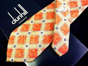 ♪今週の特売980円～♪1921♪良品【dunhill】ダンヒル【格子 柄】ネクタイ♪