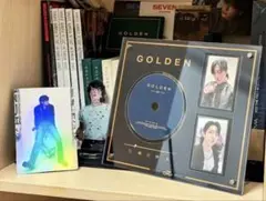 BTSジョングク　GOLDEN アクリルCD卓上スタンド　ソリッド　ディスプレイ