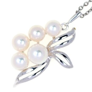 Z_556 MIKIMOTO ミキモト SV アコヤ真珠 ペンダントネックレス