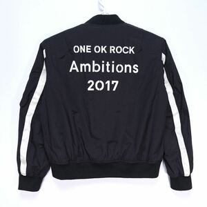 【送料無料】ONE OK ROCK 2017 “Ambitions” JAPAN TOUR/MA-1/ジャケット/ワンオクロック/Mサイズ