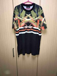 正規 14SS Givenchy ジバンシィ 極楽鳥花 黒 Tシャツ M