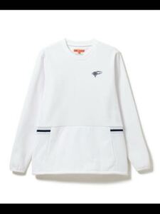 ☆冬☆ビームスゴルフ☆BEAMS GOLF ハイゲージフリース 切り替えプルオーバー ホワイト XL税込26400円