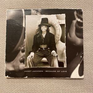 貴重盤 Janet Jackson / Because Of Love / CD MAXI-SINGLE / New Jack Swing House ジャネットジャクソン