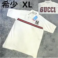 【新品タグ付き】GUCCI×YANKEES コラボ ポロシャツ シェリーライン