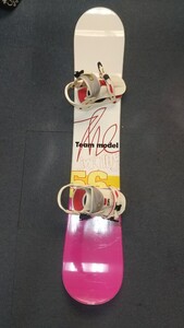 K1077 INFINITY 156cm(素人メジャー採寸) スノーボード＆バインディング FLUX フリースタイル/SNOWBOARD/インフィニティ/フラックス現状品 