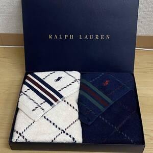 RALPH LAUREN　ラルフローレン ハンドタオル 2枚セット　no.106