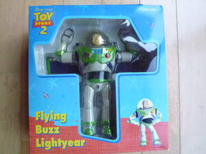 希少海外☆Disney☆TOY STORY２Flying Buzz Lightyear☆トイストーリー2 フライング・バズ・ライヤー☆フィギュア　ディズニー未使用　美品