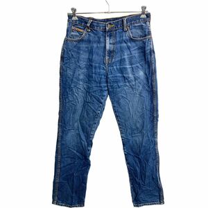 Wrangler デニムパンツ W33 ラングラー インディゴ ブルー コットン 古着卸 アメリカ仕入 2311-300