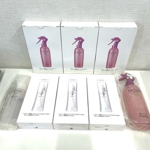 7512★【未使用】La Sana　ヘアエッセンスさらさら150ml３個/海藻ヘアミスト200ml３個　詰め替えボトル２個付き　ヘアケア　美容　