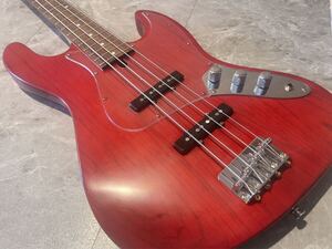 【送料無料】 ジャズベース Bacchus WL-434S ASH ベース バッカス BASS WL-434SASH Red Oil finish レッド オイルフィニッシュ [匿名配送]