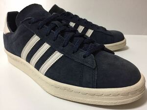 美品 限定 15年製 ADIDAS CAMPUS 80s JP PACK VNTG アディダス キャンパス 80s スエード ネイビー 紺白 us6.5 JP24.5㎝