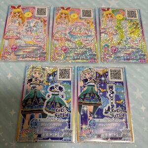 【希少 プロモ版】アイカツカード スリーピーフィオーレ　ジズナイトドール 5枚 フォトカツ 星宮いちご　藤堂ユリカ アイカツスタイル限定