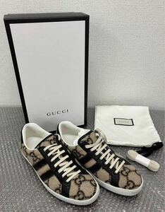 【極美品】GUCCI グッチ　スニーカー　付属品完備　サイズ8(27.0cm)