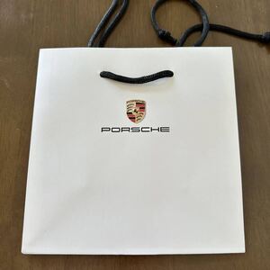 PORSCHE ポルシェ 紙袋 小サイズ ショッパー ショップ袋 手提げ袋 リメイク お裾分け ギフト プレゼント ラッピング エコバッグ レア 新品2