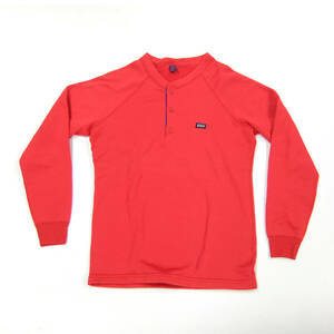 パタゴニア キャプリーン M アメリカ製 ヘンリーネック 赤 レッド patagonia USA製 capilene RED