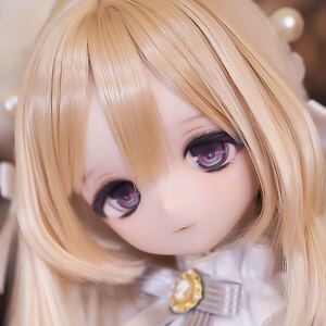 【小桜はうす】DDH-12 セミホワイト肌 ソフビ盛り カスタムヘッド+ラベルアイ(おまけ) ※難あり