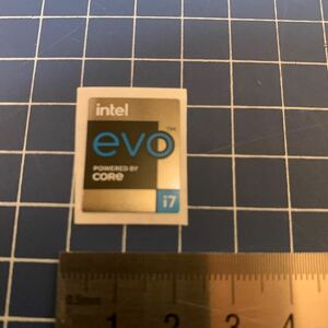 intel evo CORE i7 パソコンシール ステッカー @3995