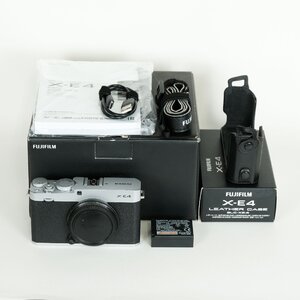 [良品｜シャッター数9,417回｜おまけ付] FUJIFILM X-E4 ボディ シルバー / ミラーレス一眼 / 富士フイルムXマウント