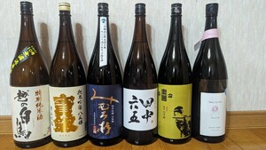 日本酒　１８００ml　６本セット　１円～