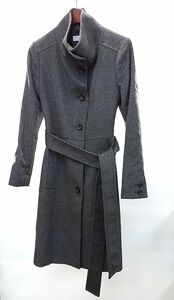 中古 バーニーズニューヨ-ク レディース コート グレー サイズ38 カシミア100％ BARNEYS NEWYORK ◆3105/高林店 ST