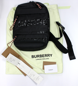 【BURBERRY】バーバリー ホースフェリー ボディバッグ ロゴ 8036554 A1189 ボディバッグ コーティングキャンバス