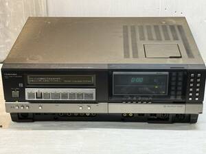 東芝カセットVTR ▲3742V▲ 現状品 長期保管品 写真参照 V-803L　通電確認済み 動作未確認 TOSHIBA レトロ カセットデッキ アンティーク