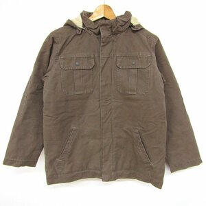 エルエルビーン ミリタリージャケット ジャンパー 中綿入り アウター キッズ 男の子用 L14-16サイズ ブラウン L.L.Bean