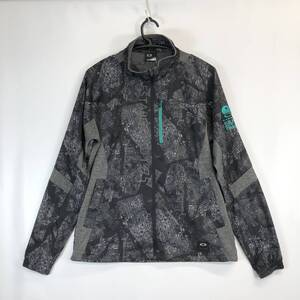 オークリー OAKLEY メンズ ゴルフ 長袖ウインドブレーカー Bark Aerial Hybrid Wind Jacket 412445JP Mサイズ