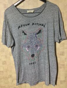 メゾンキツネ　MAISON KITSUNE 半袖Tシャツ　Lサイズ