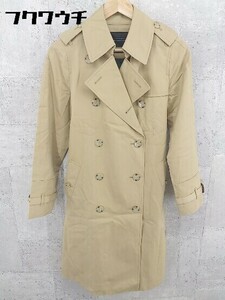 ■ ◎ green label relaxing グリーンレーベル UNITED ARROWS ベルト付 長袖 トレンチ コート サイズ38 ベージュ レディース