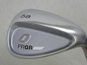 新品 2024 PRGR ◆ 0 WEDGE ◆ 58° (S) MODUS3 TOUR105 ◆ スチール 日本仕様正規品 58度 モーダス105 ゼロウェッジ 新モデル プロギア