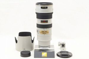 ☆極上美品☆ Nikon ニコン AF-S NIKKOR 70-200mm F2.8 G ED VR 稀少なライトグレー！ ♯24121003