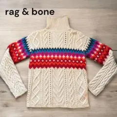 rag & bone ハイネックセーター アイボリー