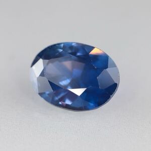 ★美しい★天然バイカラーのようなサファイアルース1.480ct ★オーバルミックスカット★パープル/ブルー★大粒★