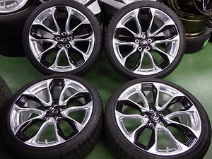 美品/鍛造/軽量☆レクサス LC500純正 21×8.5J+25/9.5J+25&バリ溝!!ダンロップ DSST 245/40R21 275/35R21 スタッドレス☆空気圧センサー付