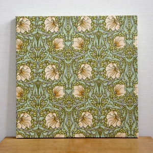 ファブリックパネル William Morris ウィリアムモリス Pimpernel 30×30cm アートパネル インテリア 壁掛け 生地