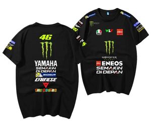 ★アウトレットセール★新品 M MONSTER x YAMAHA VR46 MotoGP RACING レーシング Tシャツ スポーツ バイクウエア