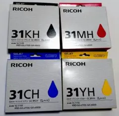 RICOH 31シリーズインクカートリッジ4色セット（使用推奨期限切れ）