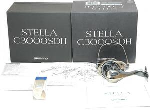 ◆コスパ最強!!◆SHIMANO シマノ 14 ステラ C3000SDH STELLA リール ボディ★うれしい元箱＋取説＋付属品付き!!★