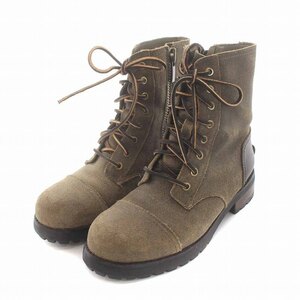 アグ オーストラリア UGG australia W KILMER 2 キルマー 2 ブーツ ショート スエード 内ボア US6 23cm カーキ 1095131 /YM レディース