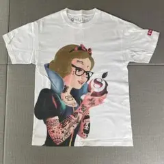 flossinフロッシン 白雪姫 Tシャツ 白 タトゥー