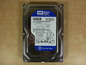 ◎H/709●ウェスタン・デジタル Western Digital☆3.5インチHDD(ハードディスク)☆160GB SATA300 7200rpm☆WD1600AAJS☆中古品