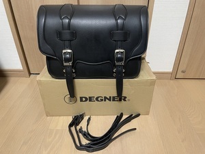 ☆DEGNER デグナー シンセティックレザーサドルバッグ DSB-1-BK 美品!!