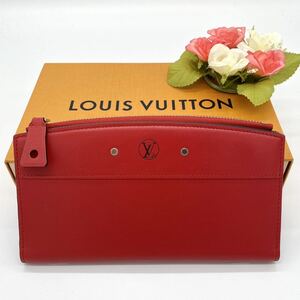 【極美品!!】限定 LOUIS VUITTON ルイヴィトン スティーマー 長財布 レッド×ブラック モノグラム ブランド 鑑定済み 冬 バレンタイン■