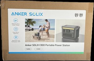 1円★新品未開封　ANKER (アンカー )ポータブル電源 SOLIX C800 送料無料【4571411217258】